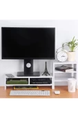 aden home senin evin senin dünyan Monitör Standı, MDF Monitör Yükseltici Stant, Masa Üstü Düzenleyici Organizer, Laptop Standı - 1