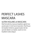 Golden Rose Ultra Hacim Veren Siyah Maskara - Perfect Lashes Ultra Volume X4 - 2