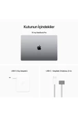 MacBook Pro M2 Pro 16 GB 512 GB SSD 16" MNW83TU/A Uzay Grisi - 7