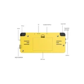 Cosmostech LDK Game Taşınabilir Retro El Atarisi Oyun Konsolu 2.6 inç ekran Ekran -10.000+ Oyunlu Sarı - 6