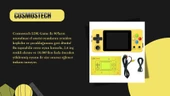 Cosmostech LDK Game Taşınabilir Retro El Atarisi Oyun Konsolu 2.6 inç ekran Ekran -10.000+ Oyunlu Sarı - 3