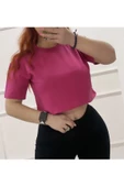 Düz Crop Tshirt - 1