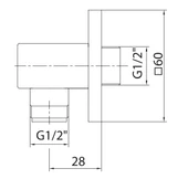 ECA Niobe Ankastre Gömme Banyo Bataryası Duş Seti Tüm Parçalar Dahil 40x40 thumbnail 10