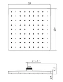 ECA Dalia Ankastre Gömme Banyo Bataryası Duş Seti Tüm Parçalar Dahil 40x40 thumbnail 10