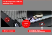 Chery Araçlar İçin Mesafe Sensörlü  Fotoselli Pilli Yapıştırmalı Kapı Altı Led Logo - 5