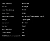 OLA Electrobold EB2 Elektrikli Bisiklet 20” Jant Fat Bike Elektrikli Bisiklet Siyah - 12