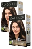 Sea Color 6/0 Saç Boyası Koyu Kumral 100 ml x 2 Kutu thumbnail 1