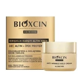 Bioxcin Age Reverse Kırışıklık Karşıtı Altın Krem 50 ML - 24K Altın, İpek Proteini, Hücre Yenileme - 1