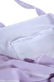 Bags Kumaş Çizgili Kol Çantası %100 Pamuklu Plaj Çantası - 6