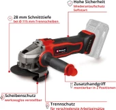 Einhell TE-AG 18/115-2 Lİ Solo Avuç Taşlama - 4431166 - 3
