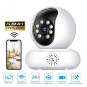 1080p Çift Wifi 2.4/5 Ghz Ip Kamera Akıllı Ev Güvenlik Bebek Hareket Izleme Sesli Interkom Uzaktan - 1