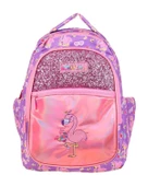 Kaukko Kids Love Sırt Çantası Aynalı Taşlı Flamingo L5137 - 1
