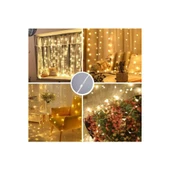 Periboia 8 Fonksiyonlu Peri Perde Led Uzaktan Kumandalı Günışığı Perde Peri Led (3 mt x 3 mt) - 5