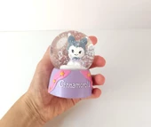 Kar Küresi Sanrio Kuromi Işıklı Kar Küresi Ev Ofis Dekor Biblo Obje 8.5 - 2