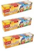 3 Adet Lets 4 Renk Oyun Hamuru Toplam 12 Hamur - 1