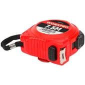 WORKPRO WP261004 7,5Mx25mm Beyaz Çelik Şerit Metre - 7