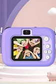 Torima CMR-16 Mor Mini 1080p Hd Çocuk Kamera Dijital Fotoğraf Makinesi 2.0 Inç Ekran 5 Adet Oyun - 2