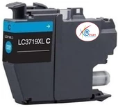 Brother Uyumlu LC-3719XL Mavi Muadil Kartuş Yüksek Kapasiteli - 1