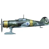 FOKKER d-xxxi Royal Dutch Museum & Fin Air Force with skies - 1