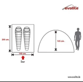 Evolite Trip Mono Dome 2 Kişilik Çadır thumbnail 3