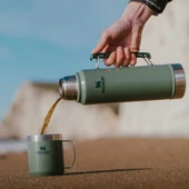 Stanley 10-08266-001 Klasik Vakumlu 1 Litre Çelik Termos - Yeşil - 8