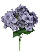 Nettenevime Yapay Çiçek Ortanca Çiçeği Demeti 43 cm Açık Koyu Lila thumbnail 1