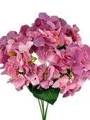 Nettenevime Yapay Çiçek Ortanca Çiçeği Demeti 43 cm Pembelila thumbnail 4