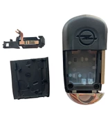 Opel Astra J Insignia Uyumlu Çevirici Modifiye Dönüşüm Kumanda Anahtar Kabı Oto Anahtarlık Logolu 2 Tuş thumbnail 5