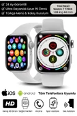 Su Geçirmez 45mm T700s Watch 7 Ios Android Sağlık Sensörlü Bluetooth Aramalı Alarm Akıllı Saat - 1