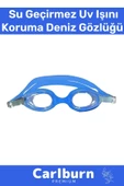 Premium Ayarlanabilir Kayış Su Geçirmez Uv Işını Koruma Silikon Plastik Antifog Çocuk Deniz Gözlüğü - 1