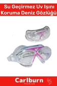 Premium Ayarlanabilir Kayış Su Geçirmez Uv Işını Koruma Buğu Yapmaz Antifog Kutulu Deniz Gözlüğü - 1