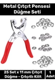 Deluxe Seri Gömlek Elbise Ceket Polar Bandana Badi Emzik Klips Metal Çıtçıt Pensesi Ve 25 Düğme Seti - 1