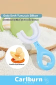 Özel Üretim Pürüzsüz Yuvarlak Kenar Gıda Sınıfı Silikondan Üretilen Yumuşak Bebek Çocuk Diş Fırçası - 3