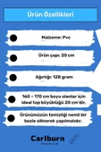 Profesyonel Seri Dayanıklı Yüksek Kalite Mini Gymball 20cm Mavi Pilates Topu Şişirme Pompa - 3