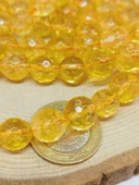 Sitrin Taşı Faset Kesim Dizi 12mm (35-36cm) (52852) - 2