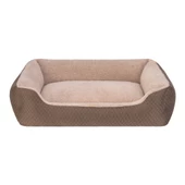 Pet Comfort Bravo Duo  Köpek Yatağı Kahverengi/Bej L 90x70cm - 1
