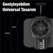 Memo FL-A2 Hava Soğutmalı Cep Telefon Soğutma Fanı Radyatör Soğutucu thumbnail 11