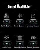 Zhltools FL-A2 Hava Soğutmalı Cep Telefon Soğutma Fanı Radyatör Soğutucu - 8