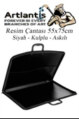 50x70 Resim Çantası Seti 1 Paket Fatih Karakalem 50x70 Proje Çantası Duralit Resim Kağıdı Dereceli Resim Kağıdı Hamur Silgi - 4