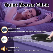 Huawei Matepad Pro 13.2" Uyumlu Kablosuz Bluetooth Şarj Edilebilir Yuvarlak Tuşlu Klavye Mouse Seti - Siyah thumbnail 4