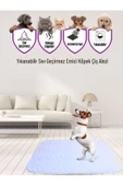 Kapitoneli Yıkanabilir Sıvı Geçirmez Emici Köpek Kedi Çiş Alezi 60x90 cm - 3