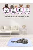 Kapitoneli Yıkanabilir Sıvı Geçirmez Emici Köpek Kedi Çiş Alezi 60x90 cm - 5