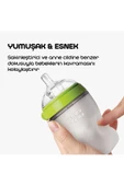 Comotomo Antikolik Silikon Biberon 2'li 250ml Pembe - Orta Akışlı (3-6 AY) - 5