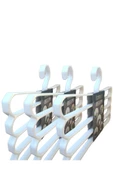 Totem Plastik Elbise Askısı 3Lü Beyaz thumbnail 2