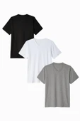 Süperlife Erkek V Yaka Tshirt SPR24TS40-3 - 1