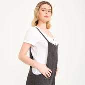 Günlük Askılı Bol Kesim Yazlık Kadın Tulum thumbnail 3