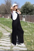 Günlük Askılı Bol Kesim Yazlık Kadın Tulum - 2
