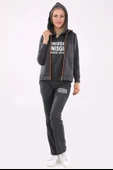 Günlük Kışlık Şık ve Rahat Üçlü Kadın Eşofman Takımı thumbnail 6