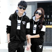 Günlük Kışlık Sevgili Eşofman Tekli Kadın Takım thumbnail 2