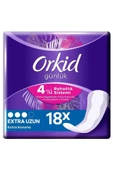 Orkid Extra Koruma Extra Uzun Günlük Ped 18 Adet thumbnail 1